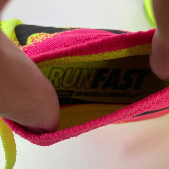 Womens Nike Zoom All Out Flyknit OC Unlimited Pink Green 7 845717-999 - Picture 6 of 9